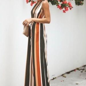 VICI Creole Striped Jumpsuit